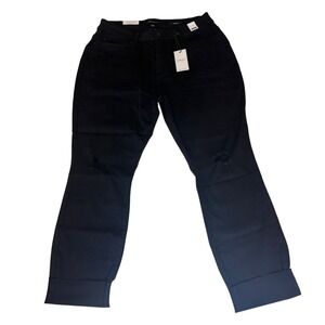 Judy Blue Black Mid Rise Slim Fit Distressed Denim Jeans 18W